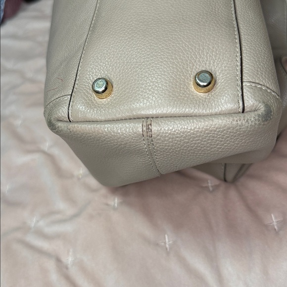 Coach Light Gray Leather Shoulder Bag EUC - Picture 15 of 17